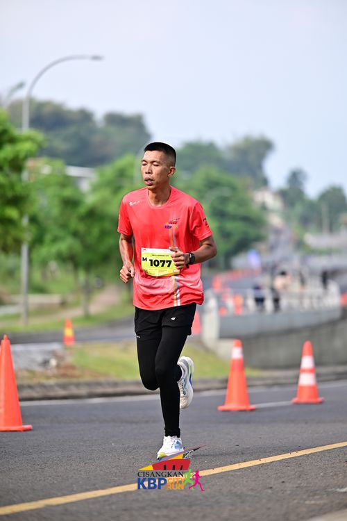 Race photo from CISANGKAN KBP CITY RUN 2025