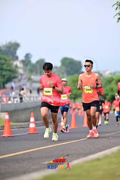 Race photo from CISANGKAN KBP CITY RUN 2025