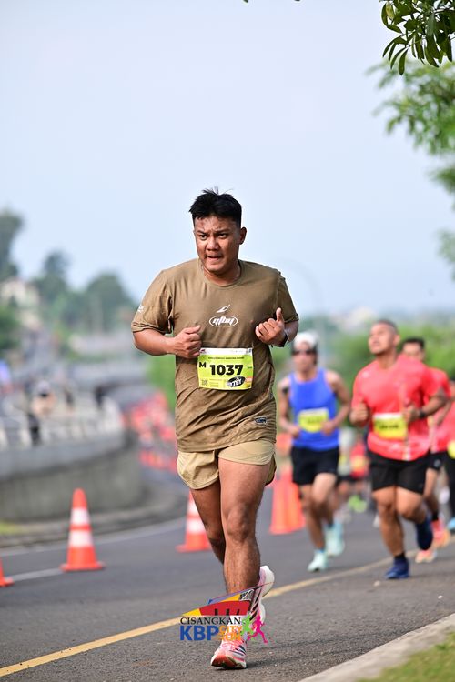 Race photo from CISANGKAN KBP CITY RUN 2025