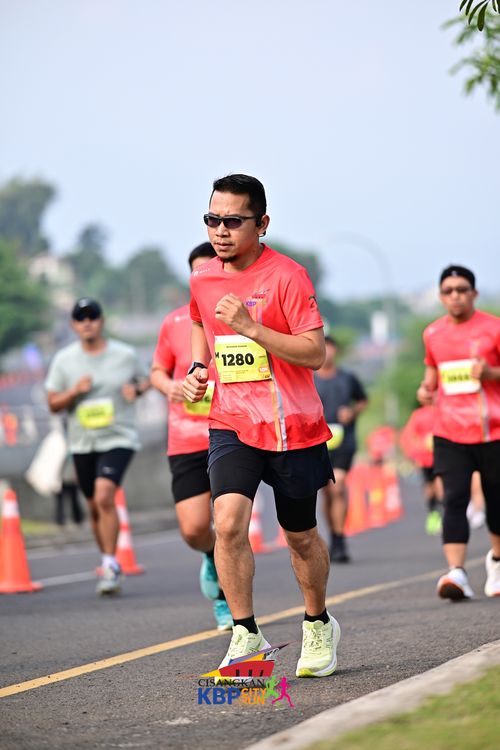 Race photo from CISANGKAN KBP CITY RUN 2025