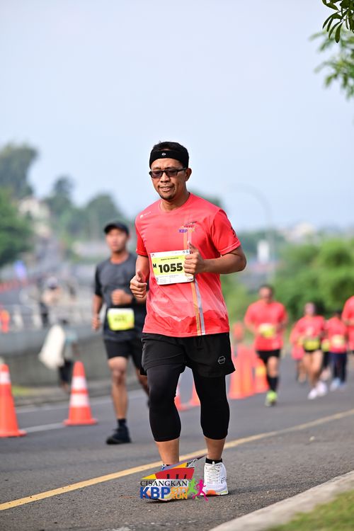 Race photo from CISANGKAN KBP CITY RUN 2025
