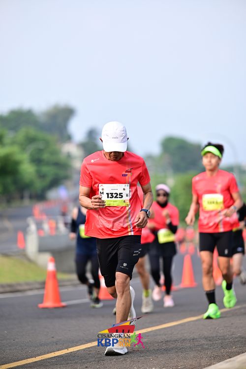 Race photo from CISANGKAN KBP CITY RUN 2025