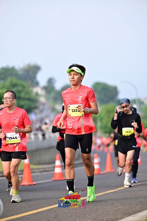 Race photo from CISANGKAN KBP CITY RUN 2025