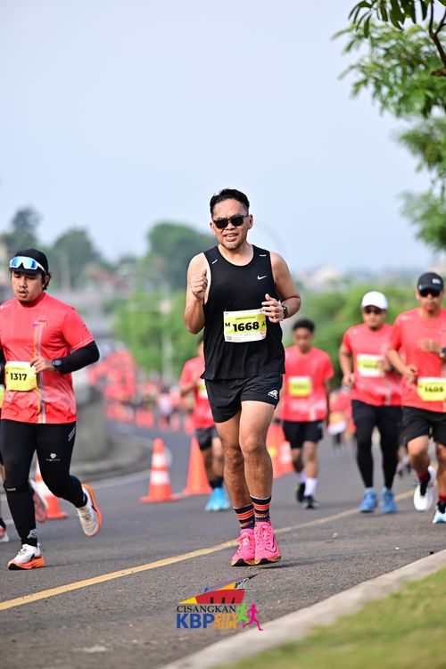 Race photo from CISANGKAN KBP CITY RUN 2025