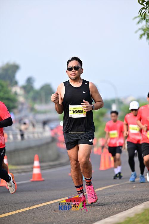 Race photo from CISANGKAN KBP CITY RUN 2025