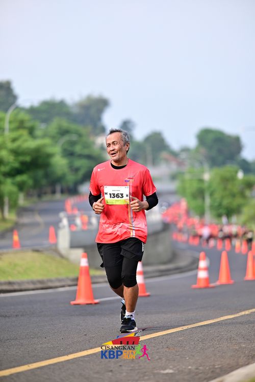 Race photo from CISANGKAN KBP CITY RUN 2025