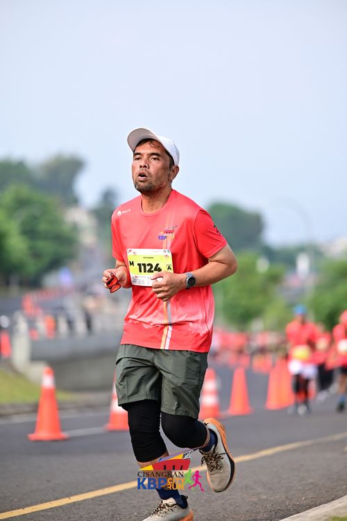 Race photo from CISANGKAN KBP CITY RUN 2025