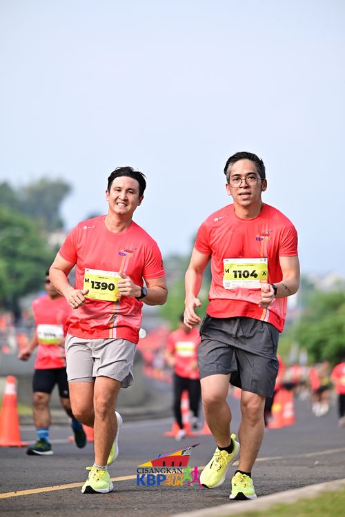 Race photo from CISANGKAN KBP CITY RUN 2025