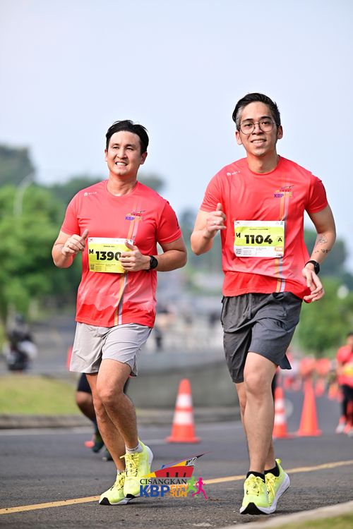Race photo from CISANGKAN KBP CITY RUN 2025