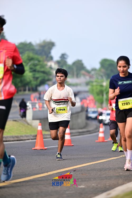 Race photo from CISANGKAN KBP CITY RUN 2025