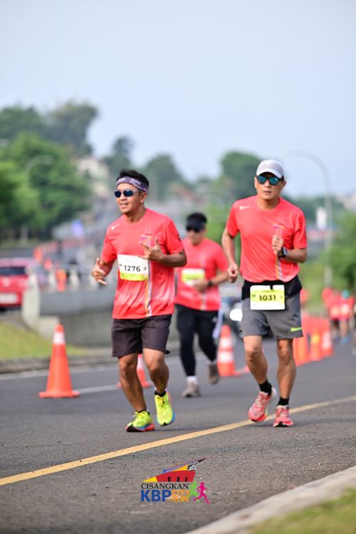 Race photo from CISANGKAN KBP CITY RUN 2025