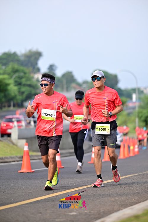 Race photo from CISANGKAN KBP CITY RUN 2025