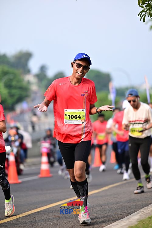 Race photo from CISANGKAN KBP CITY RUN 2025