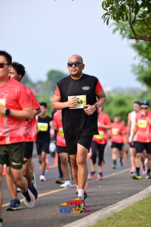 Race photo from CISANGKAN KBP CITY RUN 2025