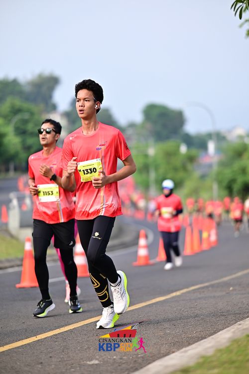 Race photo from CISANGKAN KBP CITY RUN 2025
