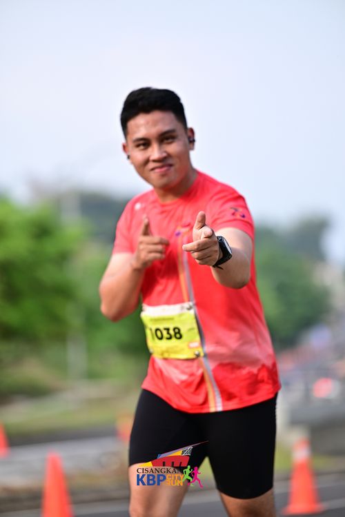 Race photo from CISANGKAN KBP CITY RUN 2025