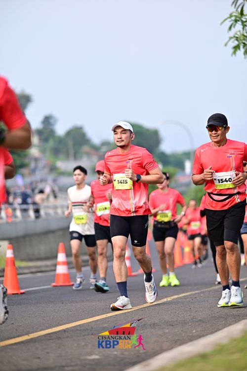 Race photo from CISANGKAN KBP CITY RUN 2025