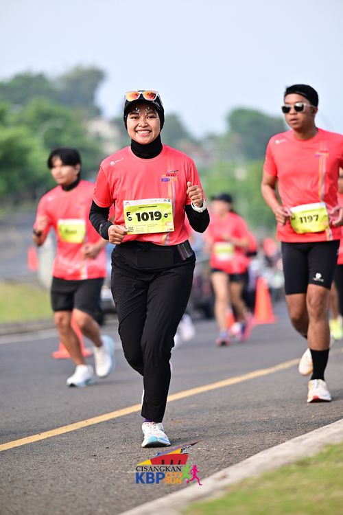 Race photo from CISANGKAN KBP CITY RUN 2025