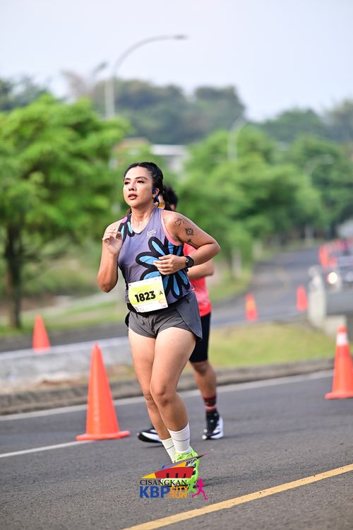 Race photo from CISANGKAN KBP CITY RUN 2025
