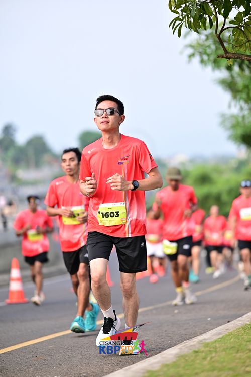 Race photo from CISANGKAN KBP CITY RUN 2025