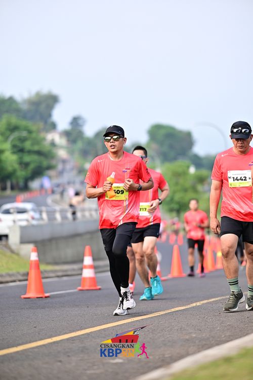 Race photo from CISANGKAN KBP CITY RUN 2025
