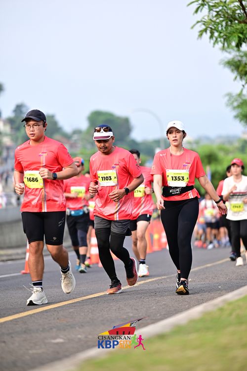 Race photo from CISANGKAN KBP CITY RUN 2025