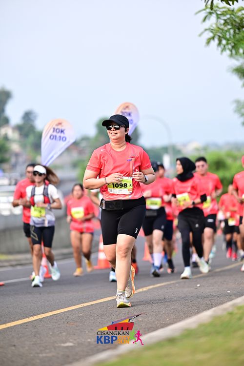 Race photo from CISANGKAN KBP CITY RUN 2025