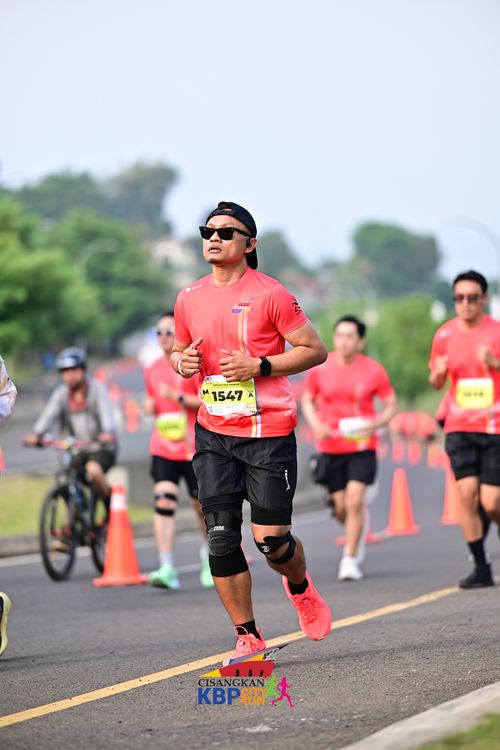 Race photo from CISANGKAN KBP CITY RUN 2025