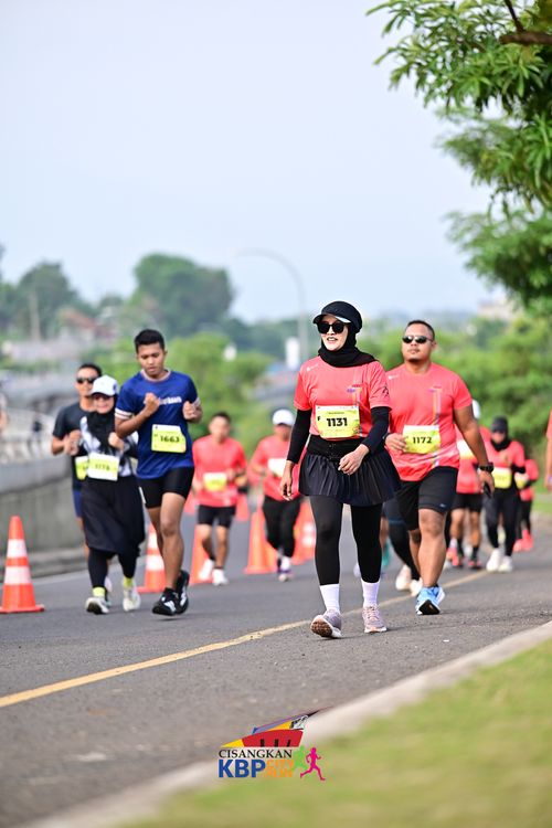 Race photo from CISANGKAN KBP CITY RUN 2025