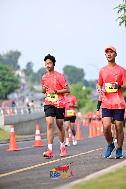 Race photo from CISANGKAN KBP CITY RUN 2025
