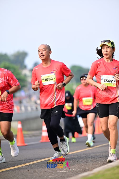 Race photo from CISANGKAN KBP CITY RUN 2025