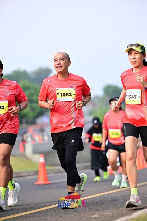 Race photo from CISANGKAN KBP CITY RUN 2025