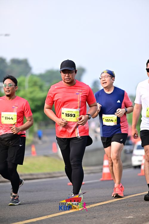 Race photo from CISANGKAN KBP CITY RUN 2025