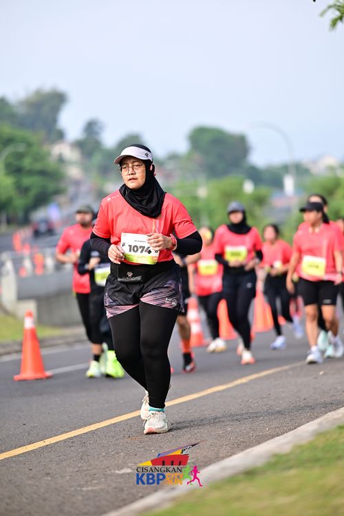 Race photo from CISANGKAN KBP CITY RUN 2025