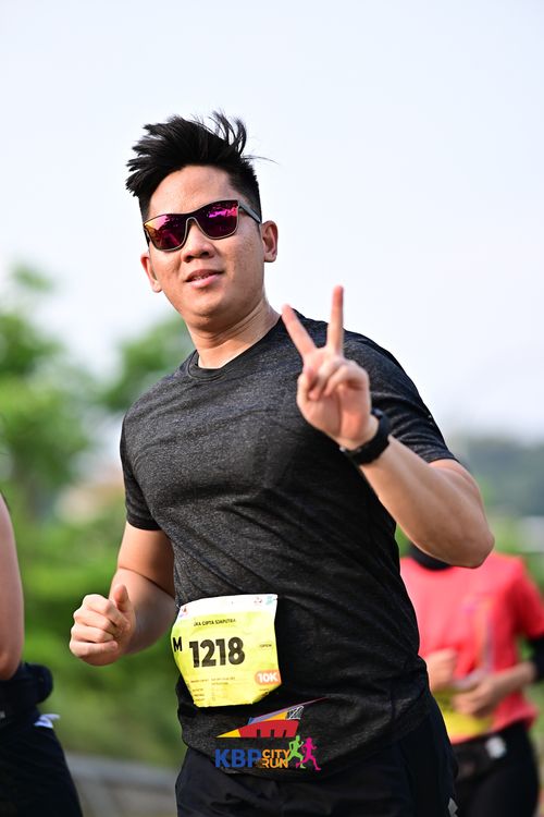 Race photo from CISANGKAN KBP CITY RUN 2025