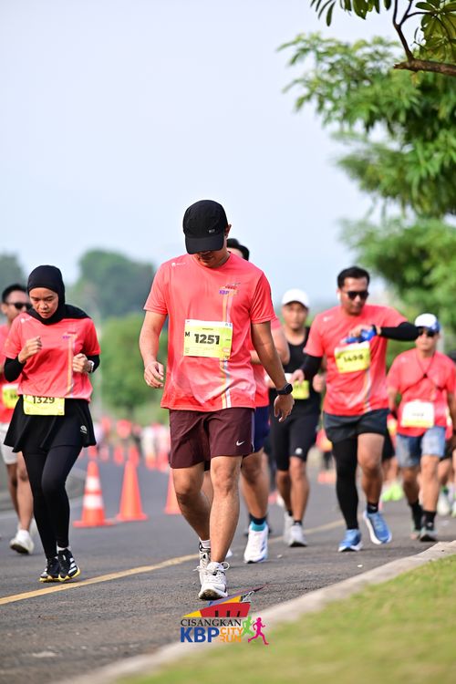 Race photo from CISANGKAN KBP CITY RUN 2025