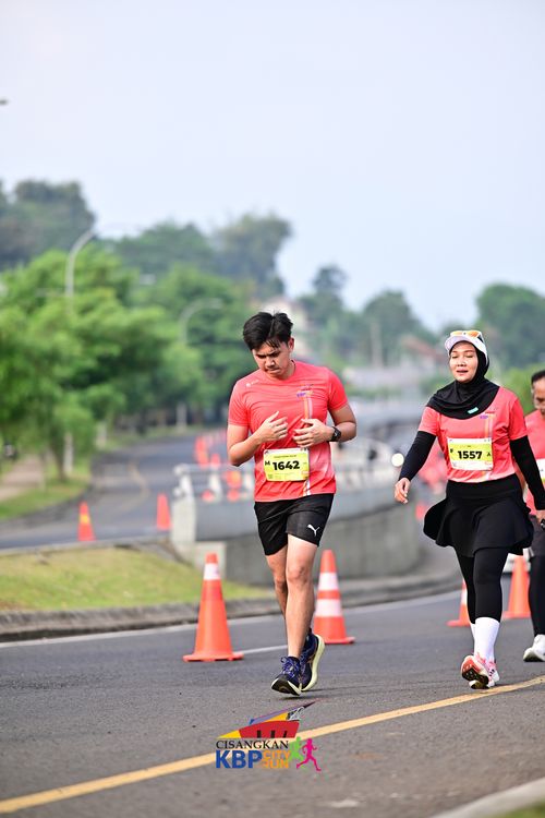 Race photo from CISANGKAN KBP CITY RUN 2025