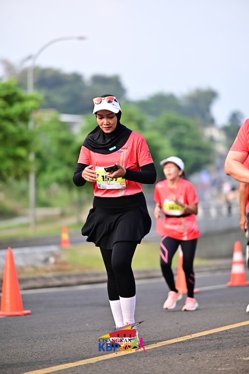 Race photo from CISANGKAN KBP CITY RUN 2025