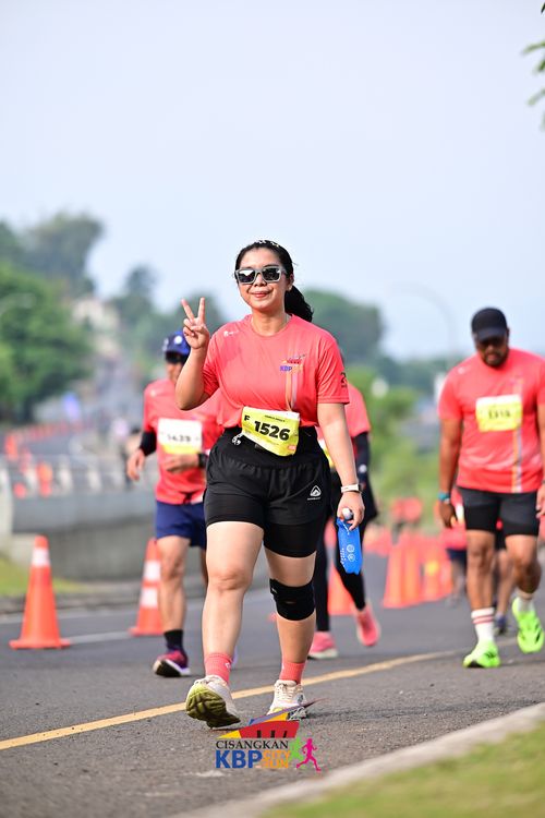 Race photo from CISANGKAN KBP CITY RUN 2025