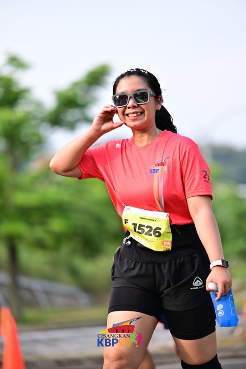 Race photo from CISANGKAN KBP CITY RUN 2025