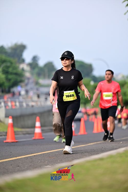 Race photo from CISANGKAN KBP CITY RUN 2025