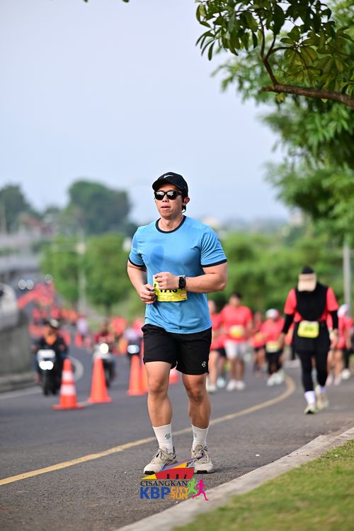 Race photo from CISANGKAN KBP CITY RUN 2025