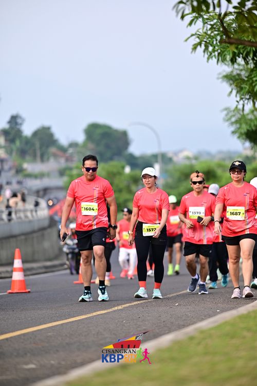 Race photo from CISANGKAN KBP CITY RUN 2025