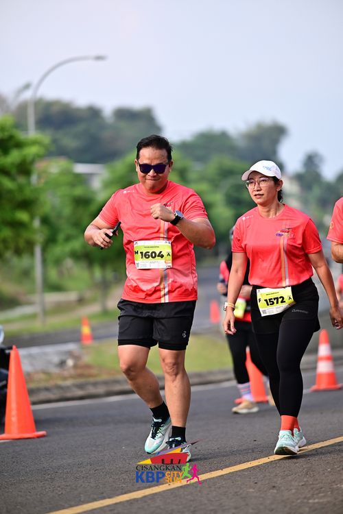 Race photo from CISANGKAN KBP CITY RUN 2025