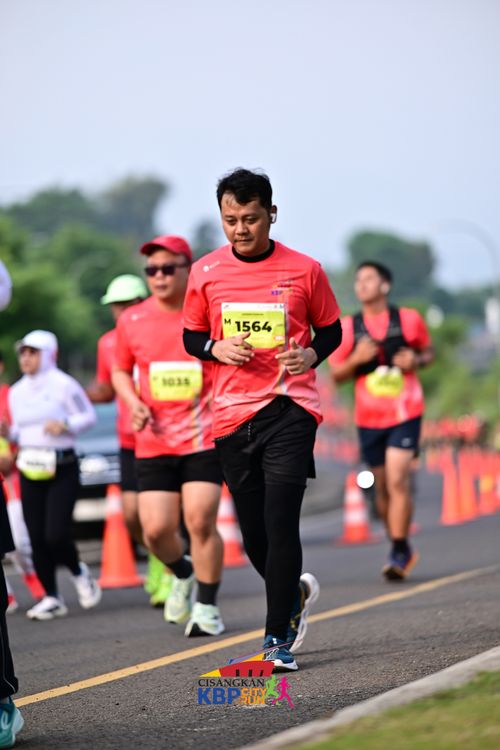 Race photo from CISANGKAN KBP CITY RUN 2025