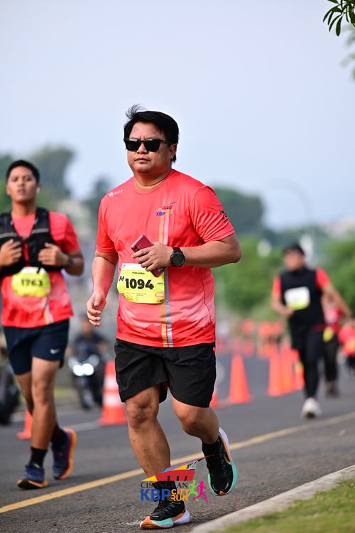 Race photo from CISANGKAN KBP CITY RUN 2025