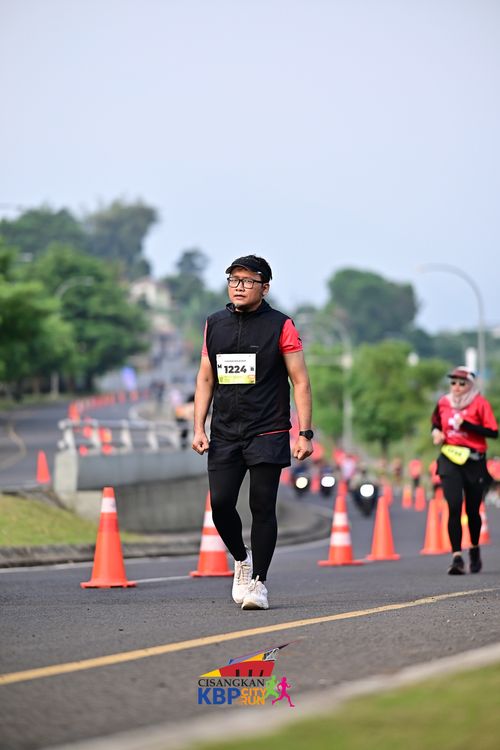 Race photo from CISANGKAN KBP CITY RUN 2025