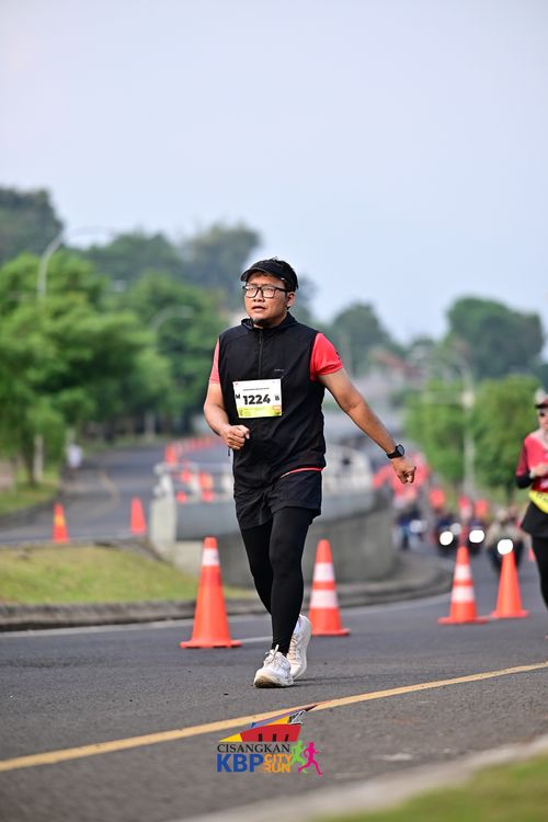 Race photo from CISANGKAN KBP CITY RUN 2025