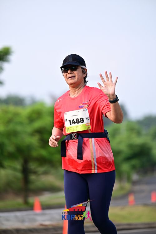 Race photo from CISANGKAN KBP CITY RUN 2025