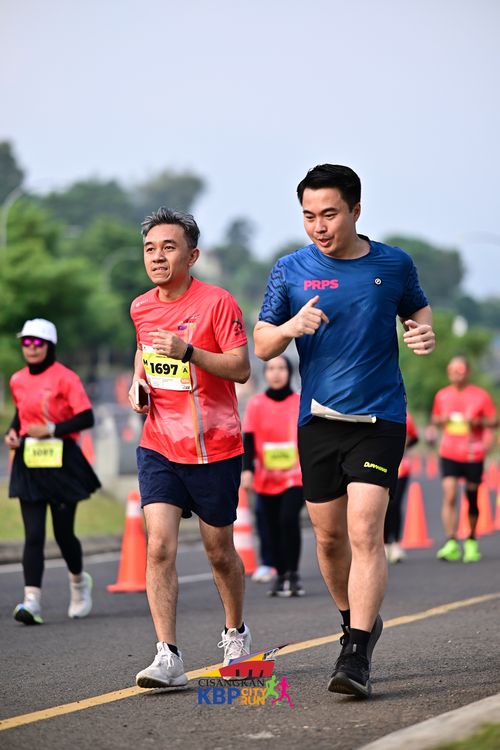 Race photo from CISANGKAN KBP CITY RUN 2025